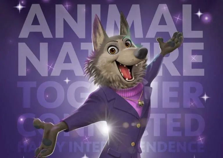 Ilustração corporativa plana mostrando atrações do Walt Disney World em 2026 com personagens da Disney e ambientes temáticos coloridos 