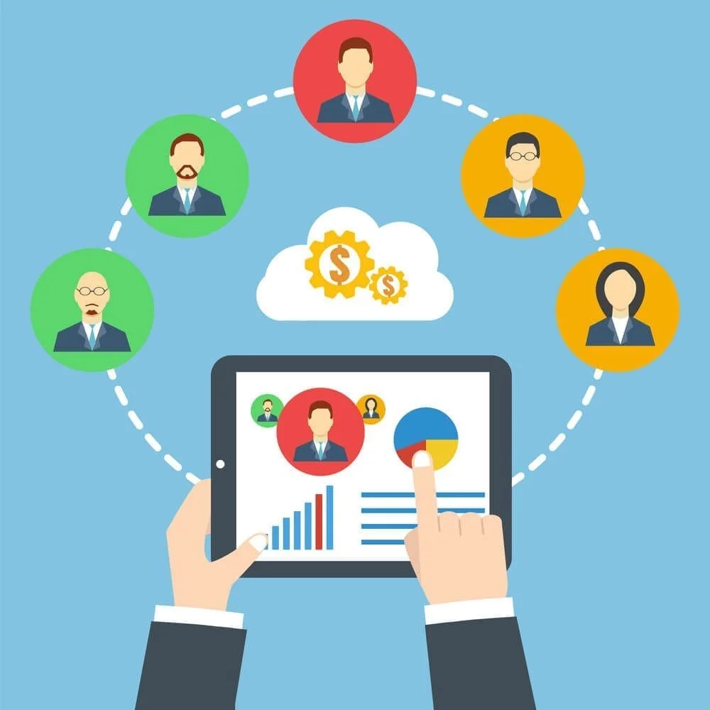 Mapa de competências digitais exibido em tela moderna com gráficos e ícones de tecnologia e pessoas trabalhando 