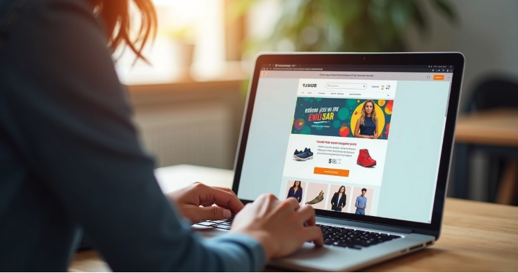 uma pessoa vendo um e-mail marketing