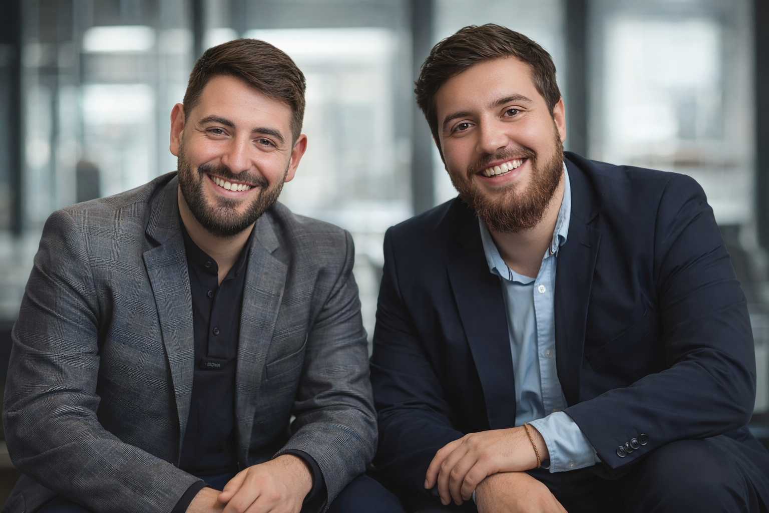 Foto de Manassés Lopes e João Maes