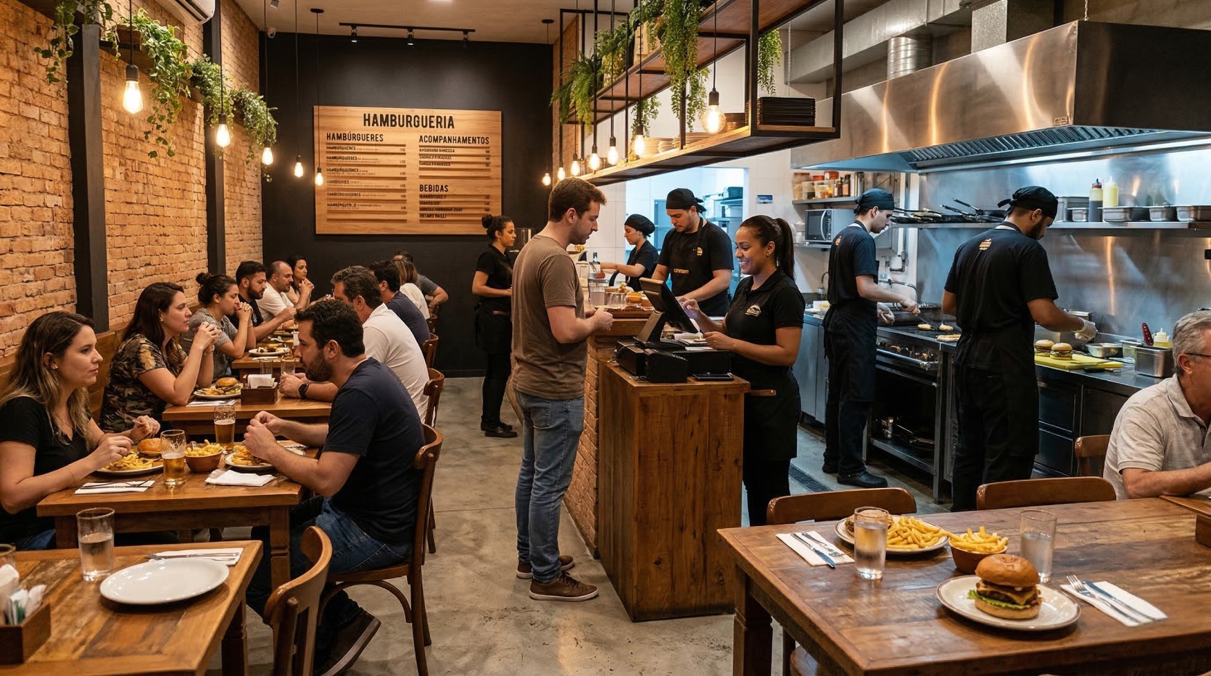 Sistema de gestão para hamburgueria e restaurante