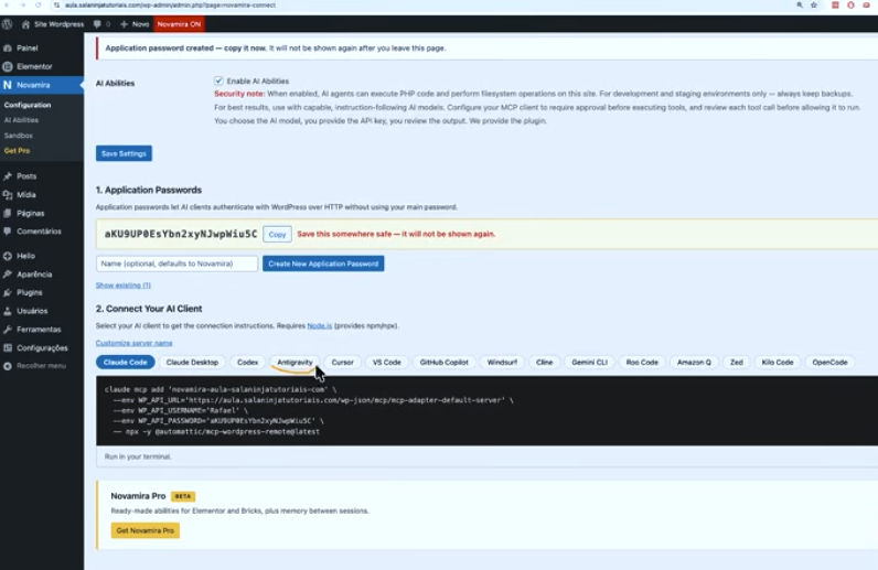 Como usar a IA Nova Mira no WordPress passo a passo em 2026