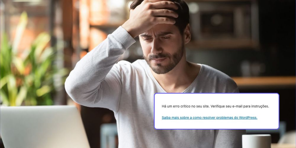 Há um erro crítico no seu site - O WordPress caiu após atualizar RD Station?