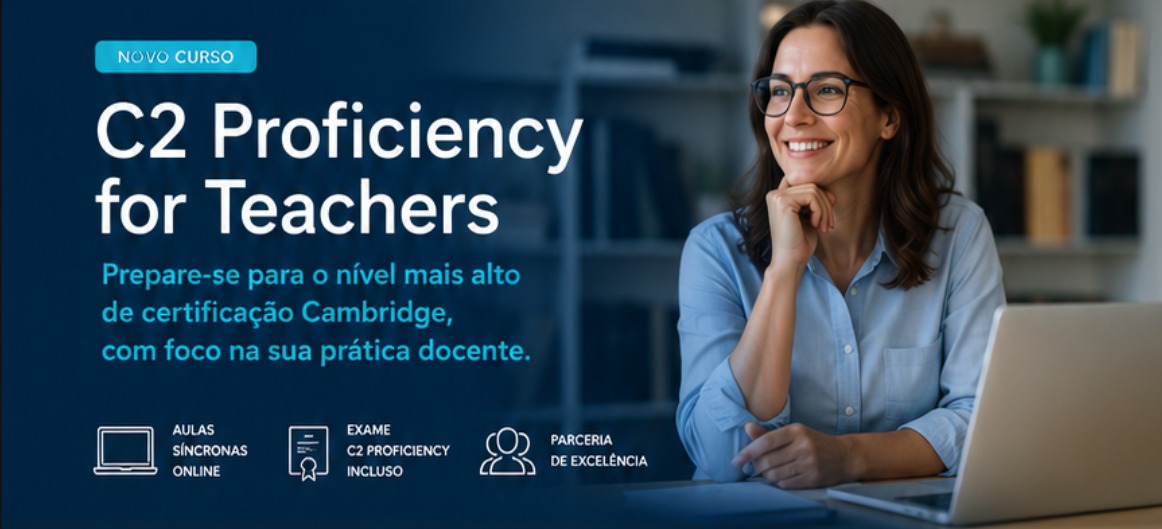 Professores de inglês estudando online em grupo avançado de C2 Proficiency 