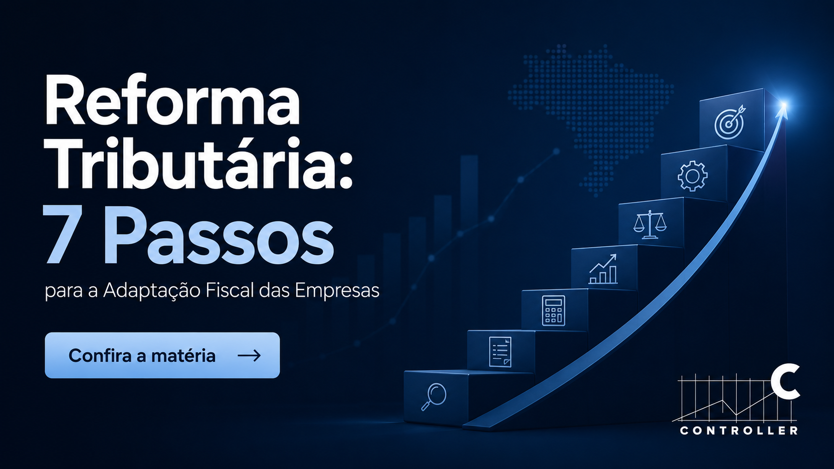Gestores analisando painel digital com estratégia fiscal para 2027 