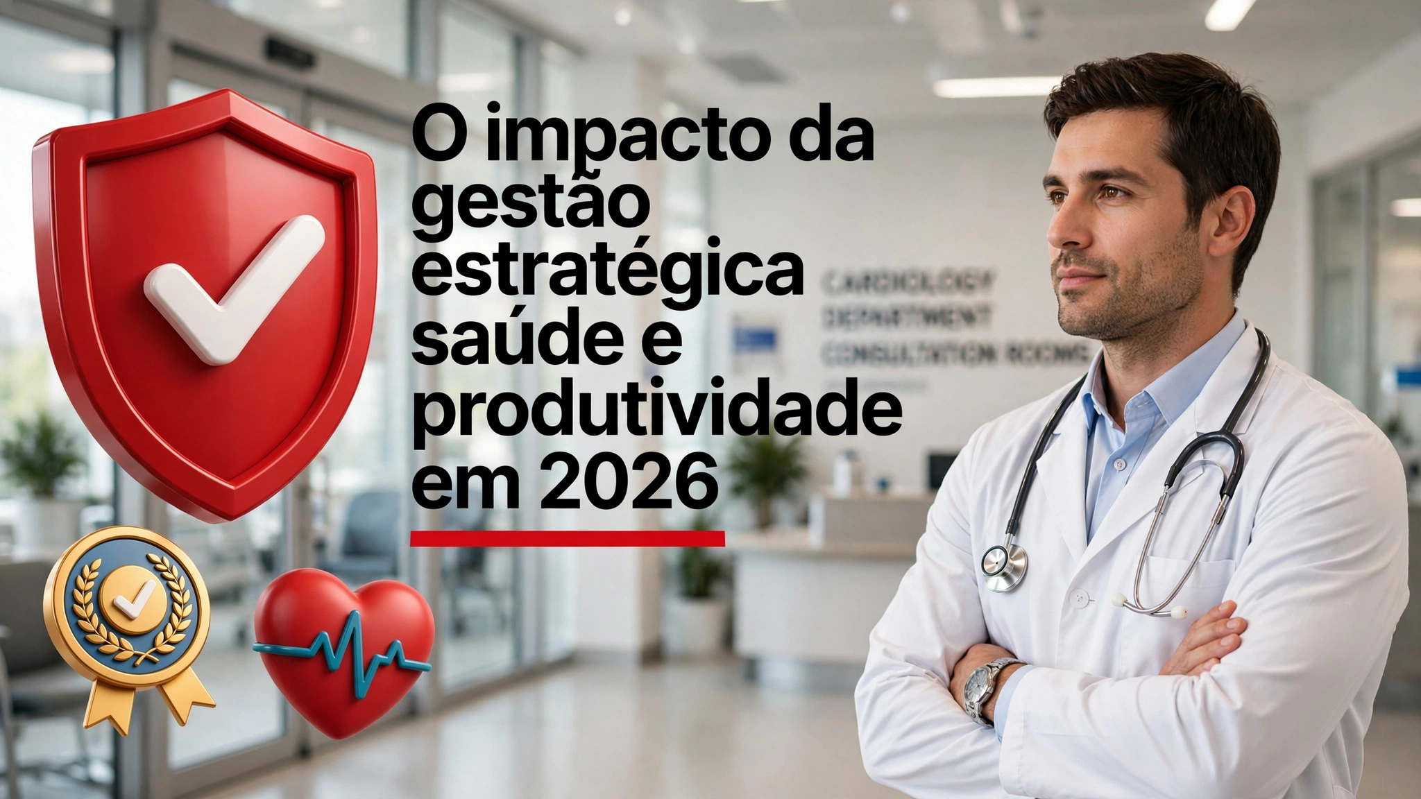 Equipe de gestão observa painel transparente com indicadores de saúde e produtividade 