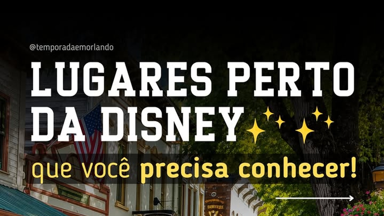 Calçada arborizada com prédios baixos e canal em bairro charmoso de Orlando 